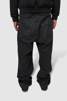 Black Waxed Denim