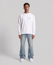Blue Flared Denim