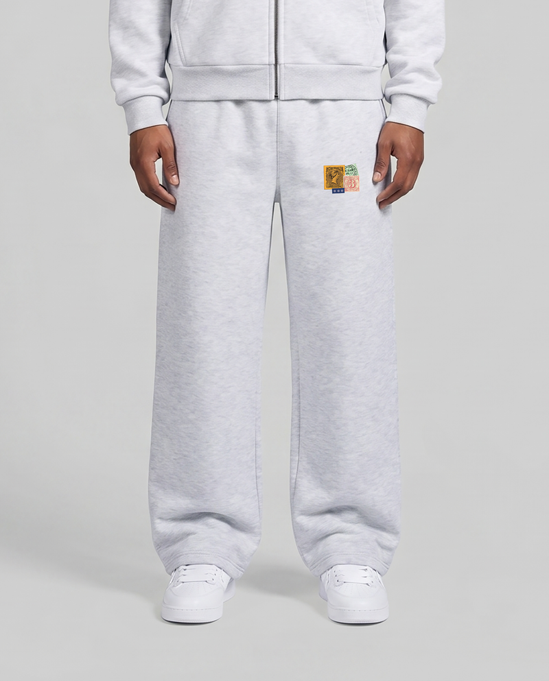 Postcard Jogger Heather Grey