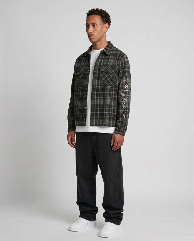 Black Waxed Denim