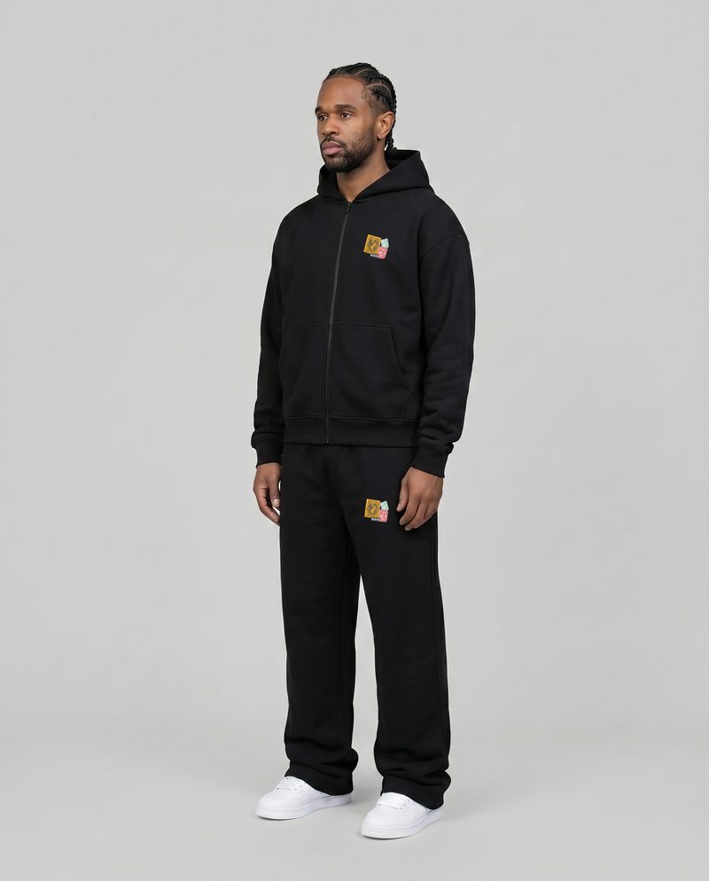 Postcard Zipper Black