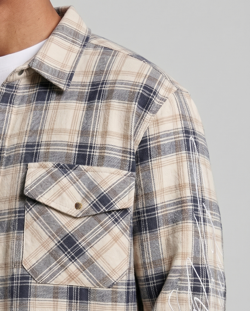 Beige Flanel