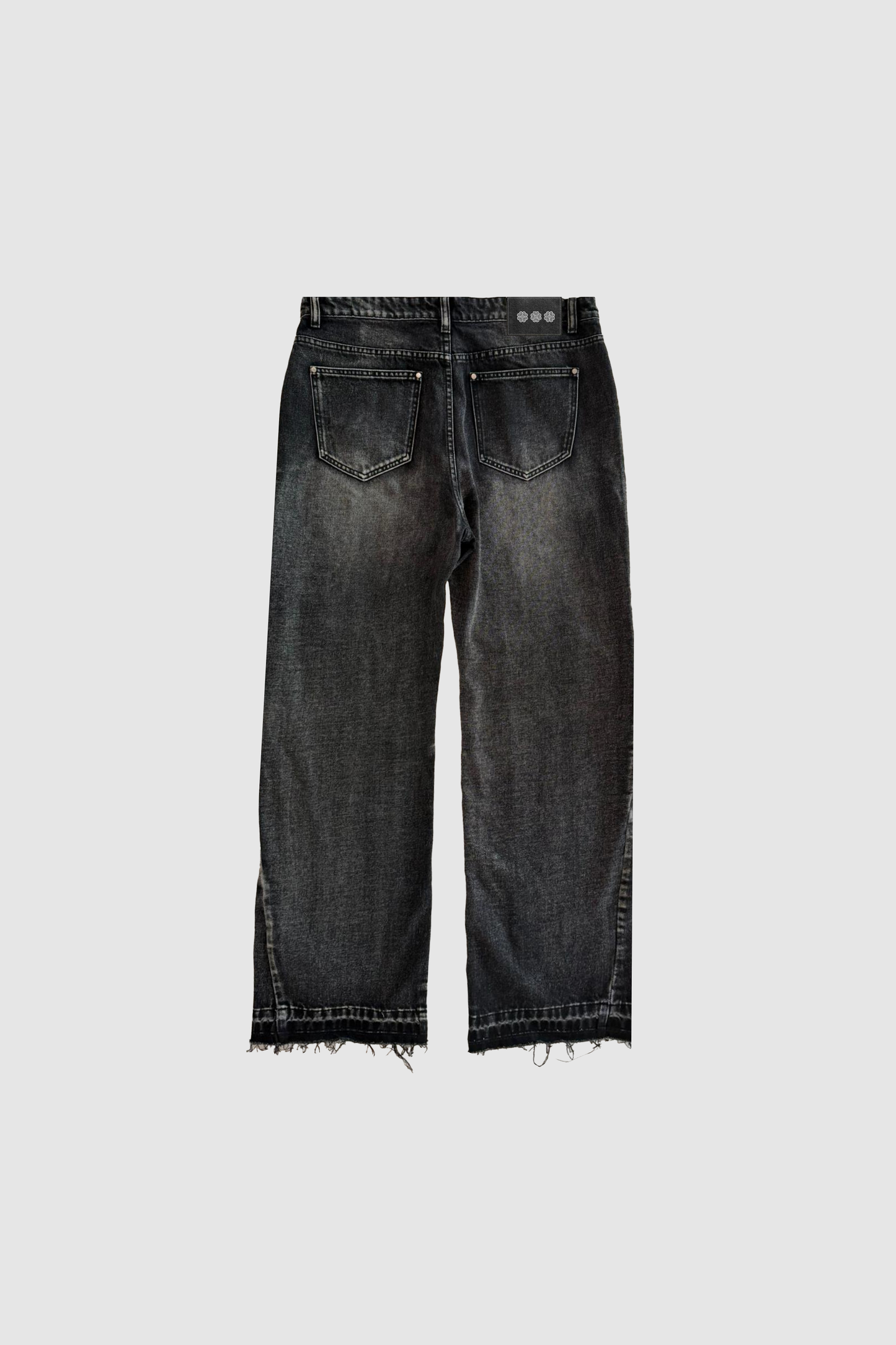 Black Flared Denim