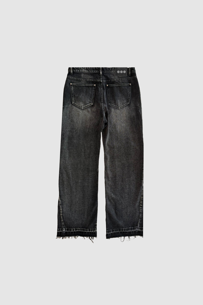 Black Flared Denim