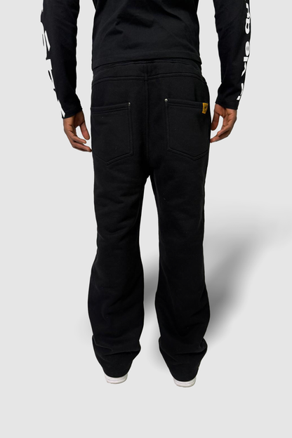 Button Jogger Black