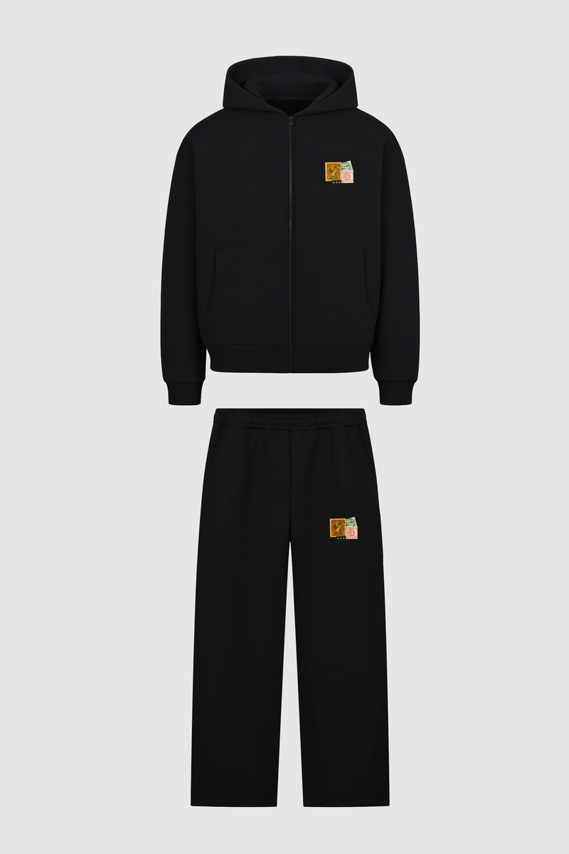 Postcard Jogger Black