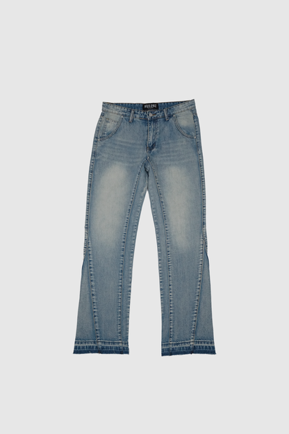 Blue Flared Denim